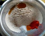 A picture of step 1 of Daal Dhokli.