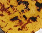 A picture of step 4 of Makki ki roti.
