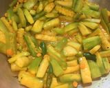 A picture of step 5 of Jal Bhara Chichinga / Steamed fritters in Snake Gourd curry.