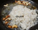 A picture of step 6 of Vangi Bhaat.