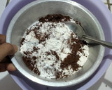Foto langkah ke 4 dari resep Kue Coklat Kukus.