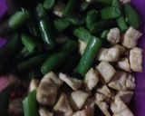 Foto langkah ke 2 dari resep Tumis buncis tahu dan daging sapi giling.