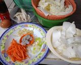 Foto langkah ke 1 dari resep Sawi putih tahu putih wortel jamur shimeji.