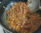 A picture of step 3 of Kadai Paneer.