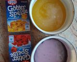 Tejfölös gyümölcs saláta gyümölcs zselével recept fázis 1 fotója