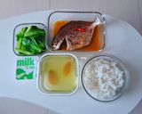 Hình bước làm 4 của món Hộp cơm trưa 3 món