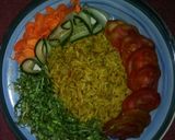 A picture of step 4 of #Jollof Rice contest#.