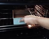 A picture of step 5 of New Year chocolate Cake 2023.