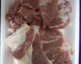 A picture of step 1 of Moo Satay with Satay Sauce (Using Satay Marinade Mix).