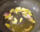 A picture of step 3 of Aloo wadi Sabzi.
