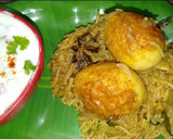 பொரித்த முட்டை பிரியாணி (குக்கரில்) ரெசிபி ஸ்டேப் 3 புகைப்படம்