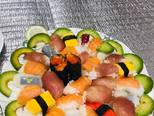Sushi nhật.Sashimi bước làm 4 hình