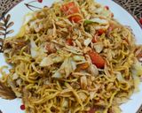 Foto langkah ke 5 dari resep Mie goreng tek- tek.