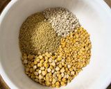 A picture of step 1 of Foxtail Millet Handvo (Gujarati style Millet-Lentil Cake).