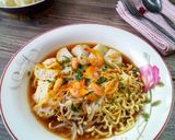 Foto langkah ke 4 dari resep Lontong Mie.