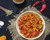 A picture of step 6 of Kathiyawadi Red Chilli Pickle.