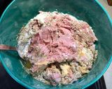A picture of step 2 of Cheesy Turkey Meatloaf.
