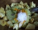आलू गोभी की सब्जी (aloo gobi ki sabzi recipe in Hindi) रेसिपी चरण 6 फोटो