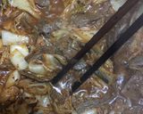 Hình bước làm 6 của món Canh kim chi thịt bò chay