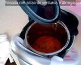 Foto del paso 4 de la receta: Rosada al vapor con almejas y salsa de verduras TMX
