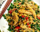 Chicken & Kale Stir-fry With A Peanut Sesame Dressing recipe step 5 photo