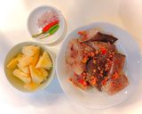 Hình bước làm 1 của món Cá kho dứa