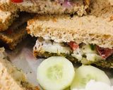 सुपर हेल्दी वेज राॅ सैंडविच (Super healthy veg raw sandwich recipe in Hindi) रेसिपी चरण 7 फोटो