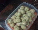 Foto del paso 3 de la receta Albóndigas de pollo con pasta y salsa de berenjenas