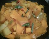 A picture of step 4 of Indian Pumpkin Curry.