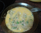 Foto del paso 6 de la receta: Pechuga de pollo rebozada y frita con papas fritas y ensalada