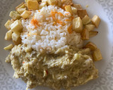 Foto del paso 9 de la receta: Guiso de Zapallo Italiano con Arroz y Papas Fritas a Cuadros