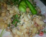 A picture of step 6 of Garlic macroni chaat.
