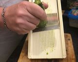A picture of step 2 of Spaghetti with Zucchini & Fried Lemon.