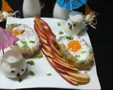 A picture of step 9 of Baked egg with potato 🥔 and boil egg 🥚🥚.