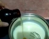 Foto langkah ke 4 dari resep Thai Tea Silky Pudding.