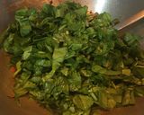 A picture of step 6 of Palak Aloo.