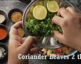 A picture of step 2 of Chana Chaat.