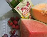 Foto langkah ke 1 dari resep Salad Buah Matcha.
