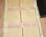 Foto del paso 1 de la receta: Palmeritas de jamón y queso