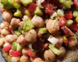 A picture of step 5 of Spring Chickpea Salad.