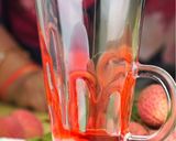A picture of step 3 of Summer Drink : Lychee Strawberry Fizz.