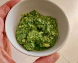 Foto del paso 5 de la receta Alubias blancas con butifarra al pesto