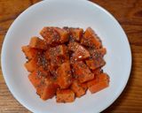 Foto del paso 1 de la receta: Papaya con miel y semillas