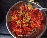 A picture of step 4 of Kathiyawadi Red Chilli Pickle.