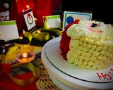 স্ট্রবেরী ও চকোলেট্ ফ্লেভার্ড সান্টা কেক (strawberry o chocolate flavoured santa cake recipe) রেসিপি ধাপ - 6 ছবি