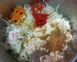 A picture of step 1 of Raw papaya kofta curry.