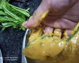 A picture of step 3 of Palak leaves Pakoras.