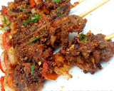 A picture of step 7 of Tsire Skewers.