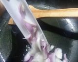 A picture of step 2 of Punjabi alo gosht.