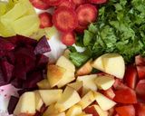 A picture of step 1 of Beetroot Amla Soup.